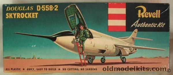 Revell 1/54 Douglas D-558-2 Skyrocket - Pre 'S' Kit (D5582), H213-79 plastic model kit